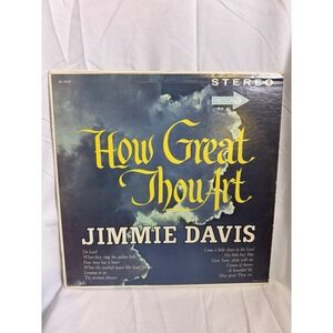 Jimmie Davis How Great Thou Art Vinyl LP Decca Gospel Stereo DL74922